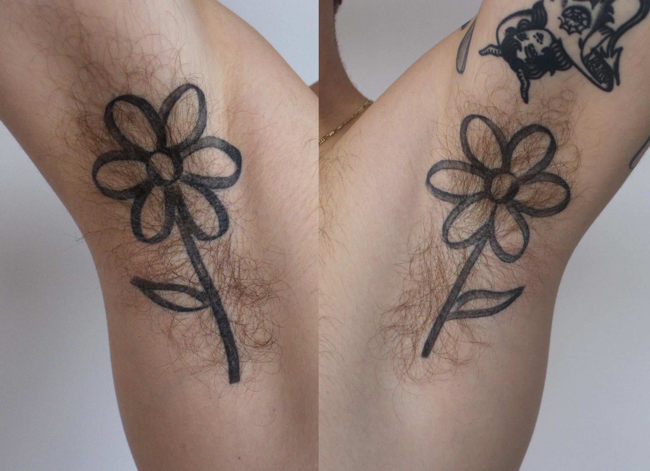 Татуировки подмышек. Что это, новый тренд?