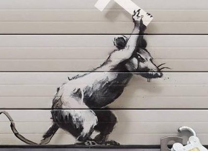 Новое граффити Бэнкси в лондонском Хитроу